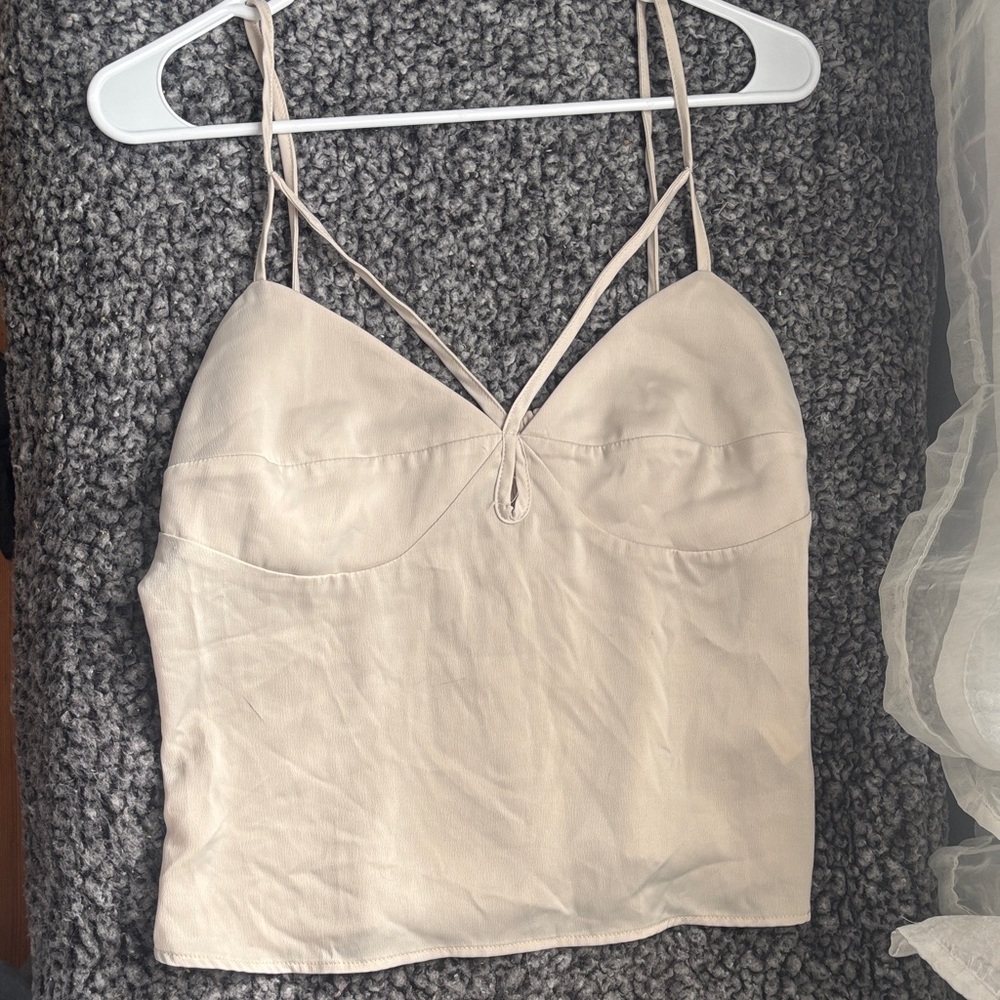 Forever 21 Cream Camisole Top